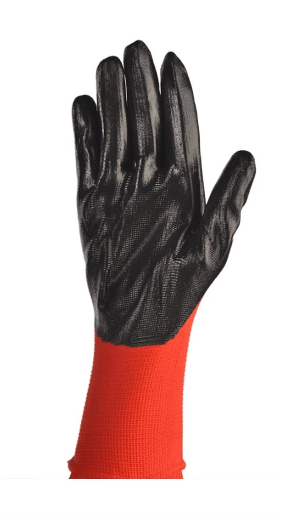 Vento V13 Nitril Kaplamalı İş Eldiveni Kırmızı-Siyah - 2