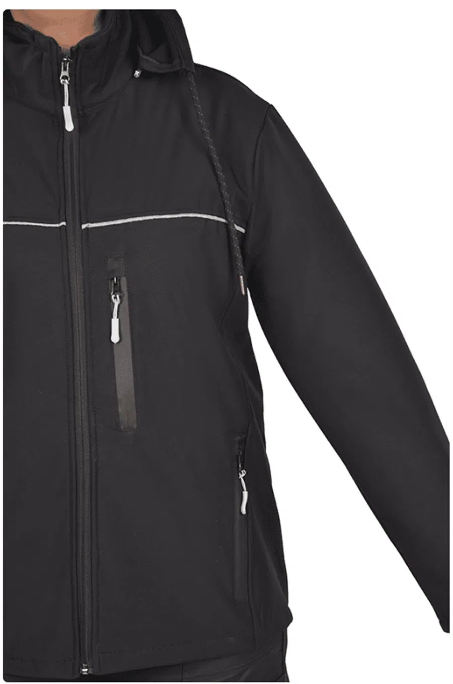 Softshell Mont Kapşonlu Su ve Soğuk Geçirmez Unisex - 4