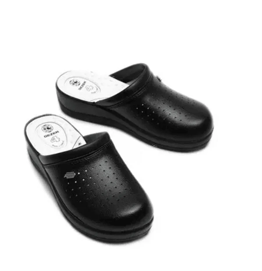 Gezer Yazlık Unisex 4 Nokta Yastıklı Sabo Terlik Siyah - 3