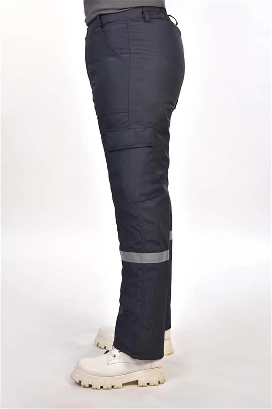 İş Pantolonu Yazlık 16/12 Kargo Cepli Reflektörlü Lacivert Unisex - 3